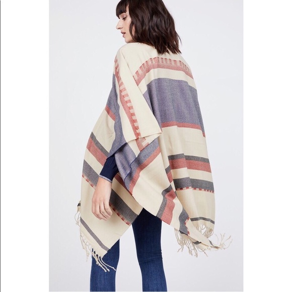 Octavia & Co Jackets & Blazers - Striped shawl - one size fits all